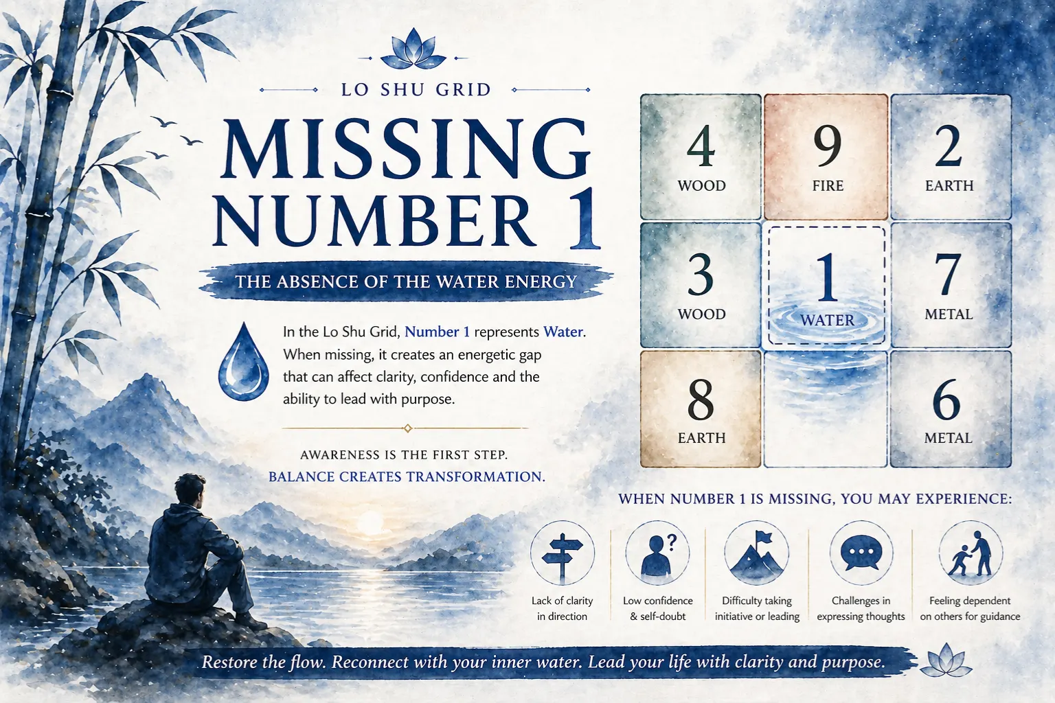 Missing Number 1 in Loshu Grid