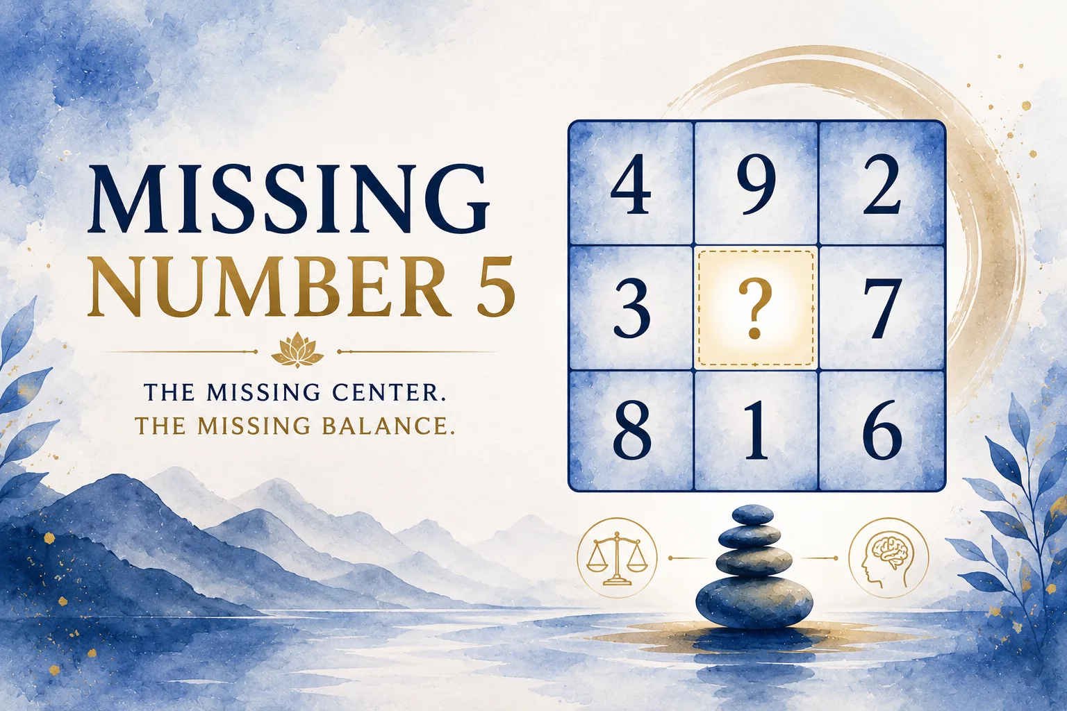 missing number 5 in lo shu grid