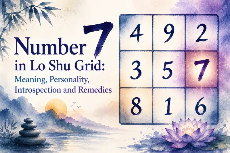 number 7 meaning in lo shu grid