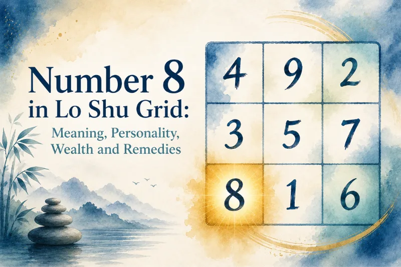 number 8 meaning in lo shu grid